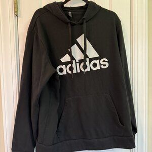 Mens Black Adidas Hoodie - Size XL